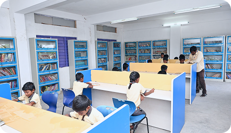 School library interior